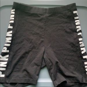 Biker shorts from pink